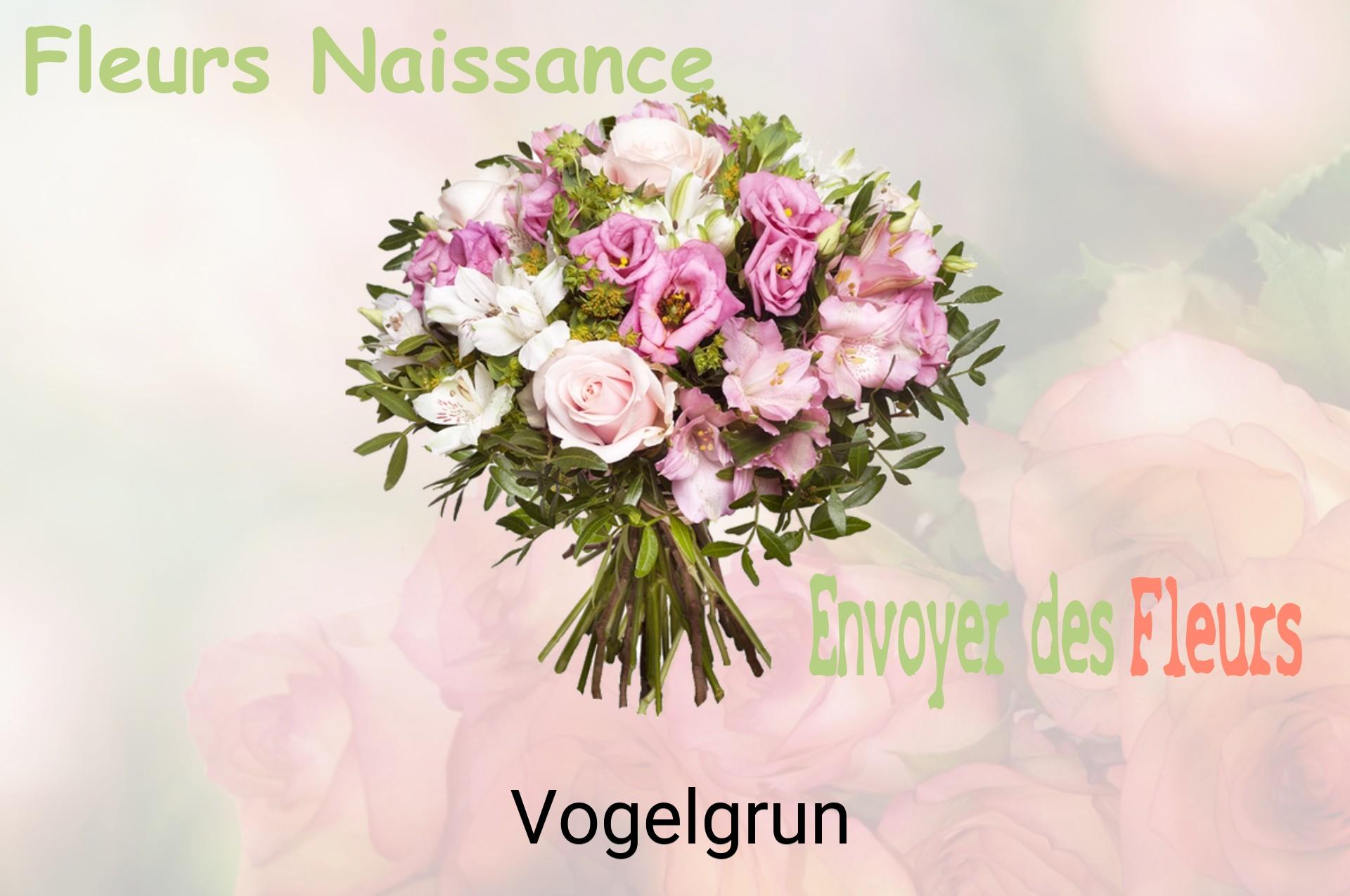 Bouquet de fleurs de naissance livré à Vogelgrun